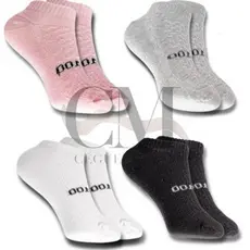 Kit com 24 Pares Meia Feminina Unissex Soquete 32 ao 40 100% algodão macio fit