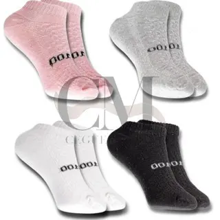 Kit com 18 Pares Meia Feminina Unissex Soquete 32 ao 40 100% algodão macio fit