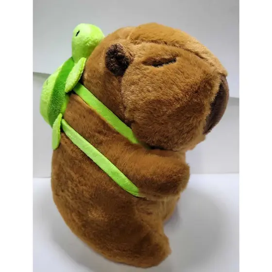 Encantador Brinquedo De Pelúcia Capyvara Com Bolsa De Transporte-Presente Perfeito Para Aniversários