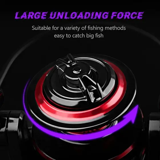 Molinete De pesca Deukio FS fs5000 Metal Sports - Corpo Metálico