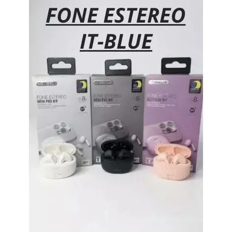 Fone de Ouvido Bluetooth Sem Fio TWS 5.3 It-Blue LE Original Esportivo Academia Corrida
