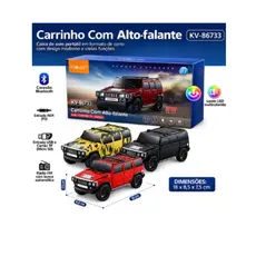 Caixa de Som Bluetooth Hummer H2 KV-86733 8W FM USB Portátil
