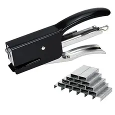 Grampeador BM-K07 profissional resistente com 1000 grampos aço pronto uso