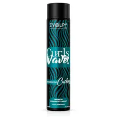 Ativador de Cachos e Ondas Curls And Waves Evolpy Liss 300ml Definição Hidratação Antifrizz