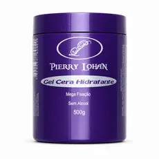 Gel Modelador Capilar Roxo Pierry Lohan 500g para Modelagem Fixação e Finalização do Cabelo