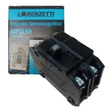 Disjuntor Bipolar Termomagnético Lorenzetti Antigo