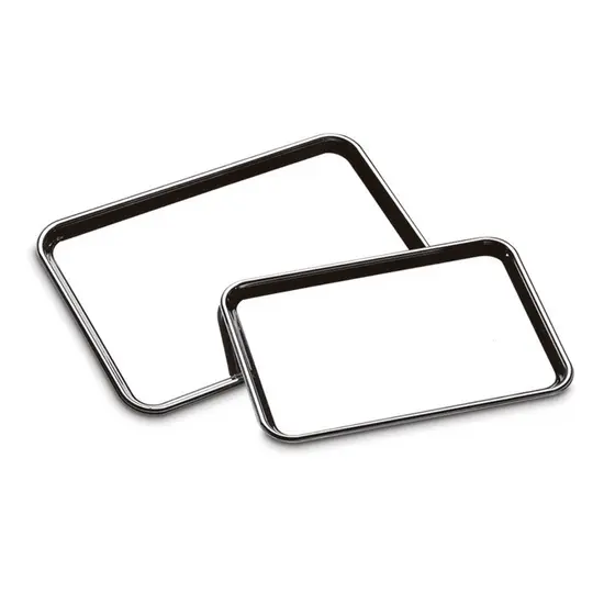 BANDEJA DE AÇO INOX 48 X 32 CM