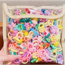 Laços De Cabelo Elásticos Estilo Coreano Para Crianças , Faixas Não Danificadas Meninas , Acessórios ABCSHOP