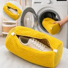 Bolsa Saco de Lavar Tênis na Maquina de Lavar Roupa Cor Sortida