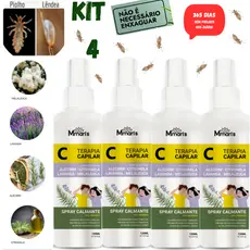 Creme de Pentear Para Piolhos e Lêndeas Spray Tratamento Capilar Piolho Lendia Escola Volta as Aulas M Mari's 120ml