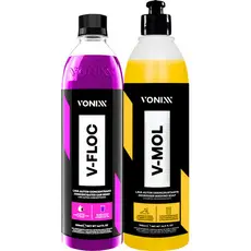 Kit Shampoo Automotivo Esfregação Neutro V-floc V-mol Vonixx