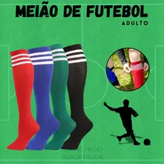 Meiao Futebol Esporte Adulto Jogador Profissional Cano Alto Society