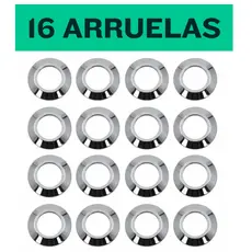 Jogo 16 Arruelas Para Calotas Aro 13 14 15 16 Ferro Universal