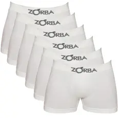 Kit 6 Cuecas Zorba Boxer sem Costura Algodão 781