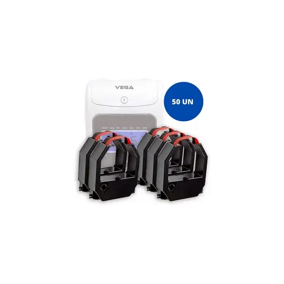 Kit 50 Fita Para Relógio De Ponto Henry Vega Dataprint 945