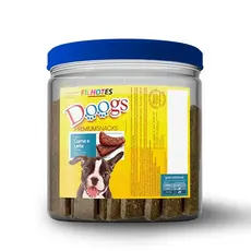Petisco Pet Bifinho Doogs para Cães Sabor CARNEeLEITE Pote 1 kg