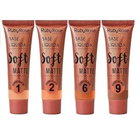 Base Líquida Soft Matte Chocolate HB8050 Ruby Rose