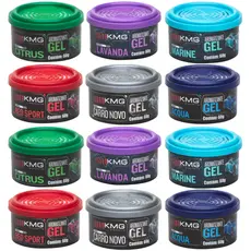 Kit Com 12 Unidades Aromatizante Para Carro Em Gel 60g