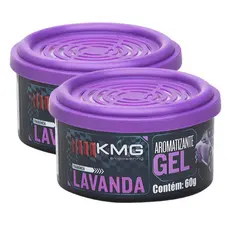 Aromatizante Para Carro Em Gel - kit com 2 para carro, casa, armário