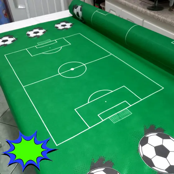TNT Estampado Bola Campo de futebol  1.00m a 5,00m