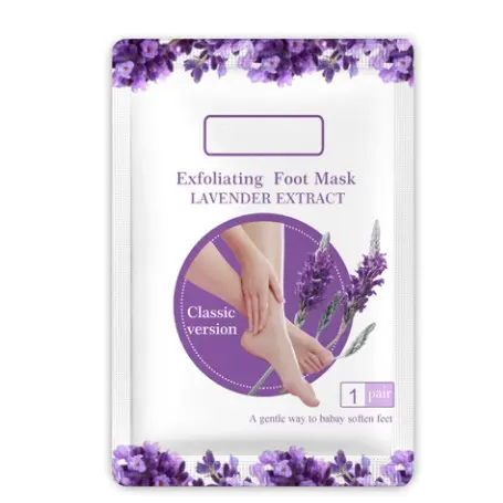 Kit 3 Máscara de Pé Meia Esfoliante Remove Pele Morta - PAR