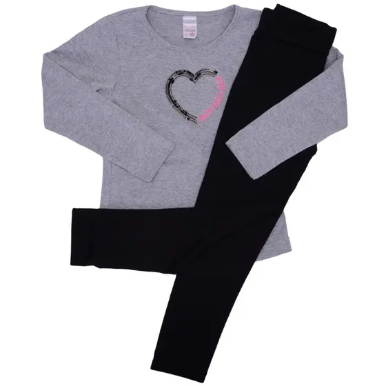 Conjunto Juvenil Menina Roupa Frio Infantil 10 AO 16