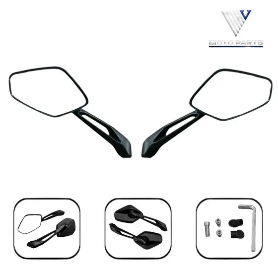 Par Espelho Retrovisor Modelo Bajaj Dominar 400 Rosca Honda/Yamaha