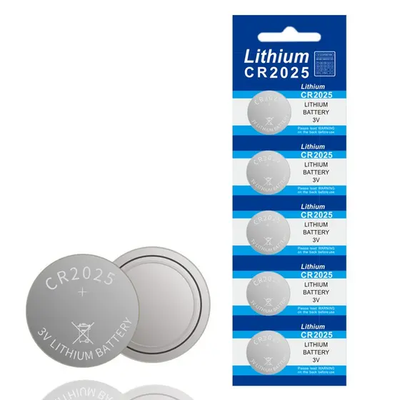 Baterias Pilha Botão Moeda CR2032 1 Cartela/Blister com 5 Elgin