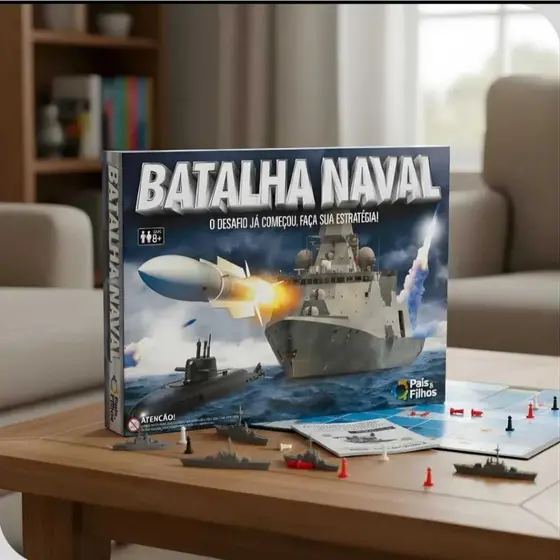 Jogo Batalha Naval Pais & Filhos | Estratégia e Diversão para Crianças e Família