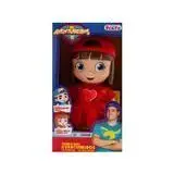 Boneca Gi Neto Aventureira 27cm Rosita Vermelha Infantil Articulada