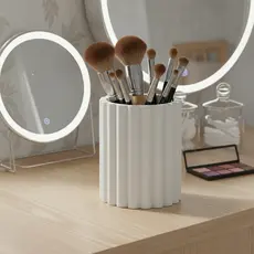 Porta Pincel e Canetas Mivo | Organizador Mesa Home Office e Maquiagem | Design Decorativo