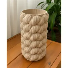 Vaso Decorativo Bubble Branco Moderno| Cachepot para Sala, Escritório e Decoração Minimalista