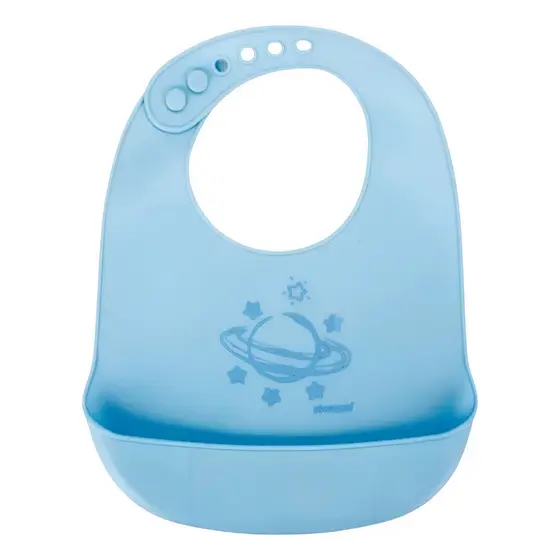 Babador De Silicone Com Pega Migalha - Pimpolho