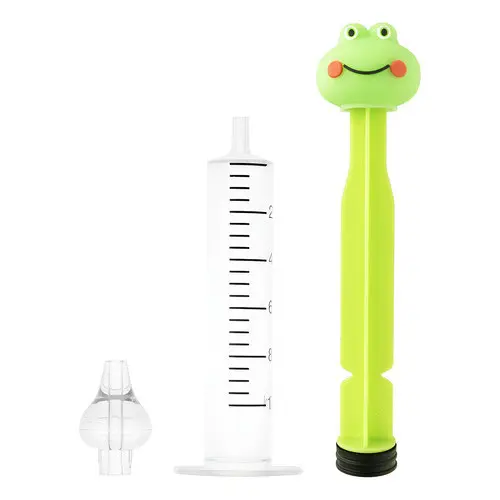 Seringa Para Lavagem Nasal Sapo Verde Pimpolho Lavagem Nasal