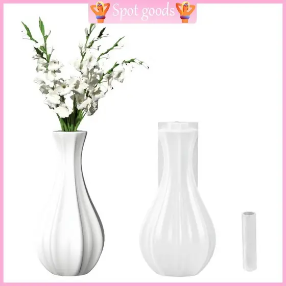 Molde Vaso Silicone vava , Fácil Desmoldagem , Artesanato , Moldes Criativos Para Vasos Feitos À Mão