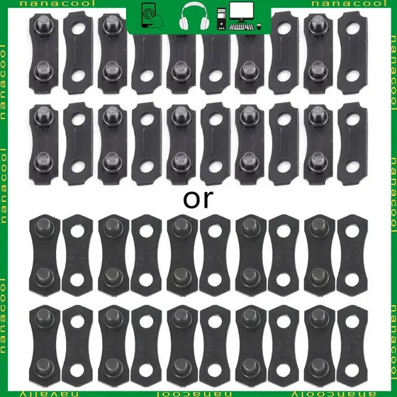 10sets 3/8'' Chain Link Repair Preset Straps 10 x Repair Kit Chain 3/8 for L