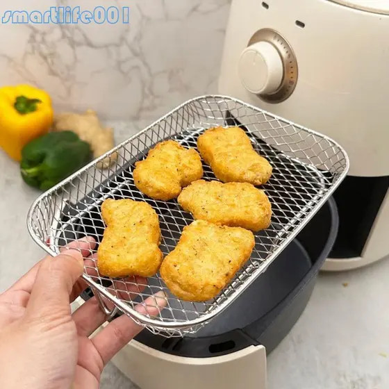 S * Rack Cozinha Aço Inoxidável Para Asa E Ferramenta Desidratação Batatas Fritas