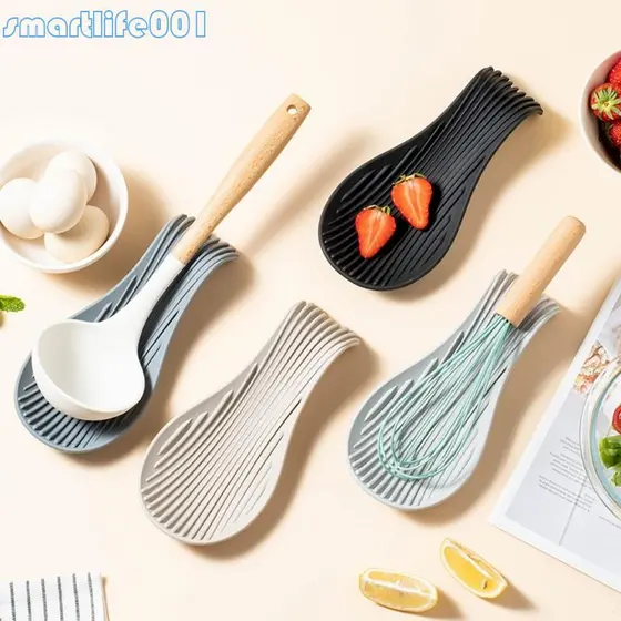 S * Suporte Para Ferramentas Cozinha Almofada Prática Descanso Silicone Cozinhar E Servir