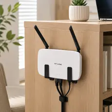 Suporte Roteador Modem Universal Parede Organizador WiFi
