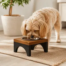 Comedouro Pet Elevado Tigela Aluminio Gato Cachorro Resistente