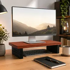 Base para Monitor MAdeira Ergonômico Mesinha Home Office Mesa Gamer Suporte Apoio P/ Tv Notebook Escritório Quarto