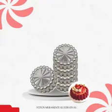MINI FORMAS DECORADA CHARLOTTE C/6 PC