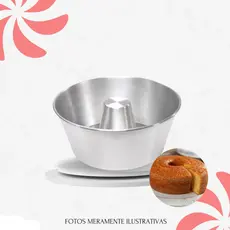 Forma Torta Suiça / Pudim / Caseirinho 13x8 - Avulsa
