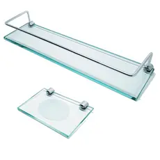 Kit 2 Pcs Para Banheiro Em Vidro Incolor C620C650