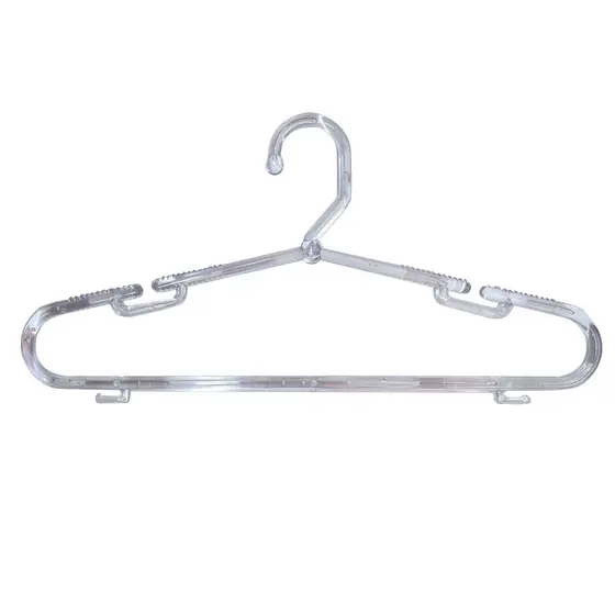 15 Cabides Extra Grande Gaúcho 50Cm Grosso e Resistente de 12 MM Acrílico Transparente - Atacado