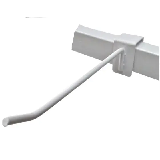 25 Gancho P/Barra Cremalheira ou Parede de 20x30 mm bco ou pto - 15-20-25ou30cm- Pronta Entrega