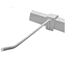 25 Gancho P/Barra Cremalheira ou Parede de 20x30 mm bco ou pto - 15-20-25ou30cm- Pronta Entrega