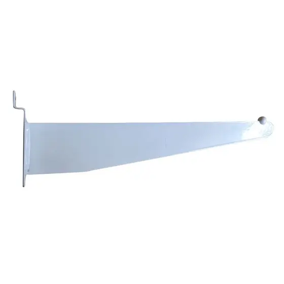 4 Suporte Faca P/ Painel Luxo Branco 25cm - Super Reforçado