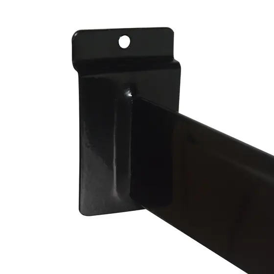 Kit 4 Suporte Prateleira Faca para Painel Canaletado Luxo de 30cm Preto  - Super Reforçado