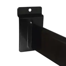 Kit 4 Suporte Prateleira Faca para Painel Canaletado Luxo de 30cm Preto  - Super Reforçado